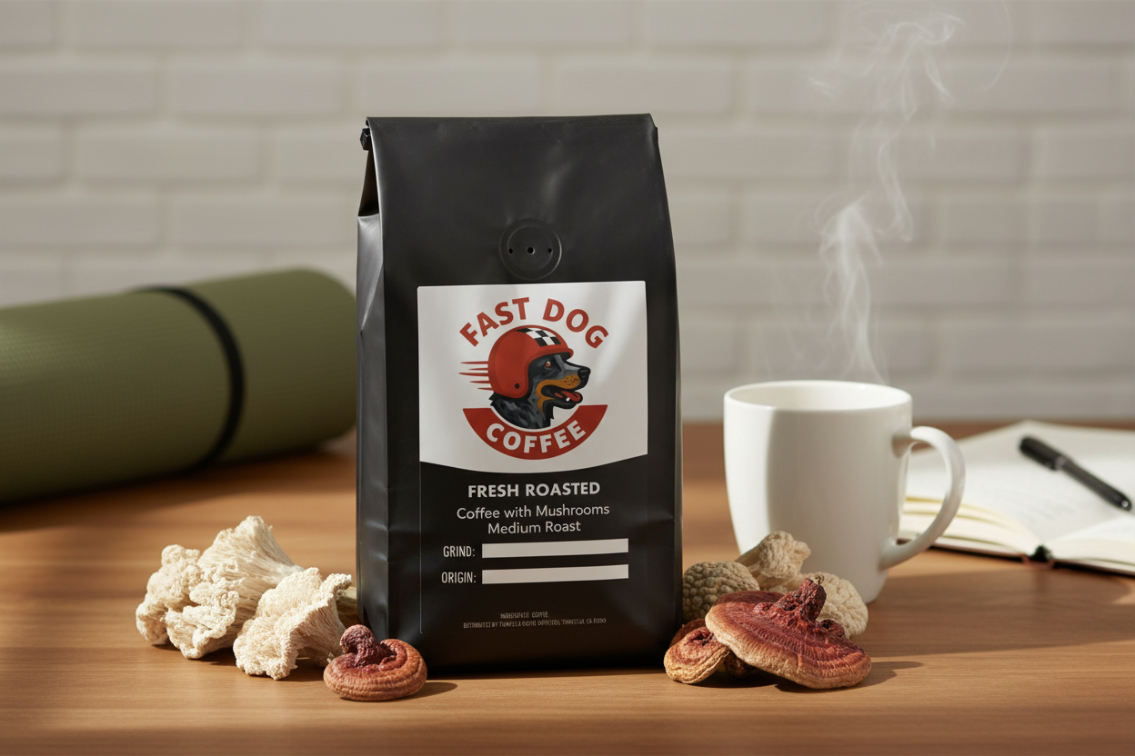 Coffee with Mushrooms Lifestyle - New Version